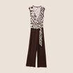 Combinaison marron femme