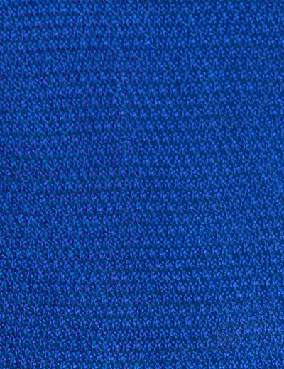 Pull manches longues col en V bleu electrique femme