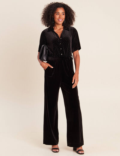 Combinaison noir femme