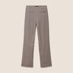 Pantalon 7/8e taille standard marron femme