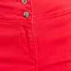 Pantalon coupe bootcut &agrave; pont rouge fluo femme