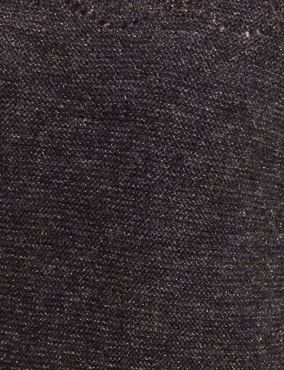 Pull confectionné en France gris foncé femme