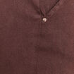 Jean large taille haute &agrave; paillettes marron fonc&eacute; femme