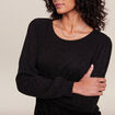 T-shirt manches longues noir femme