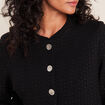 Gilet manches longues noir femme