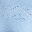 Pull confectionn&eacute; en France bleu ciel femme