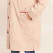 Trench doubl&eacute; satin&eacute; beige femme