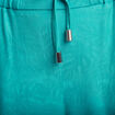 Pantalon flou fluide vert femme