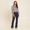 Jean magique L'Unique coupe bootcut denim brut femme