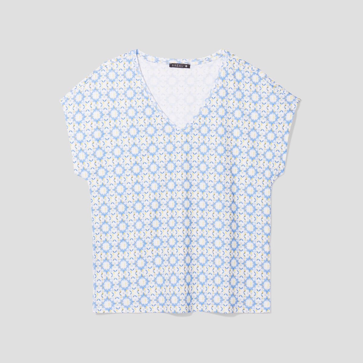 T-shirt manches courtes blanc femme