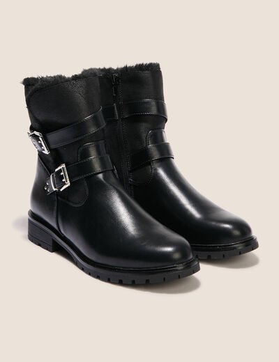 Bottines noir femme