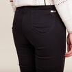 Pantalon léger taille haute long noir femme