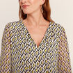 T-shirt manches longues vert anis femme