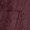 Pantalon battle en lin marron fonc&eacute; femme