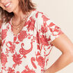 T-shirt manches courtes rose femme
