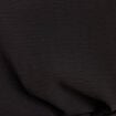 Robe droite ceinture nouée noir femme