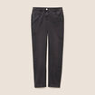 Jean ajusté taille basculée denim gris femme
