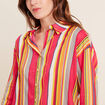 Chemise rayée femme multicolore femme