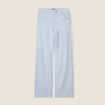 Pantalon flou irisé bleu clair femme