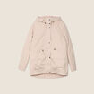Parka &agrave; capuche sable femme