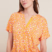 T-shirt manches courtes jaune foncé femme