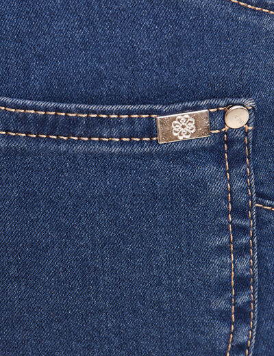 Jeans léger taille standard 7/8ème denim double stone femme