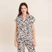 Chemise sans manches blanc femme
