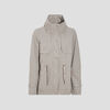 Parka droite taille a coulisse vert clair femme