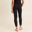 Pantalon legging 7/8&egrave;me noir femme