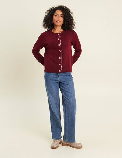 Jean standard denim stone femme