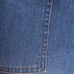 Pantalon mom 7/8&egrave;me en coton denim stone femme