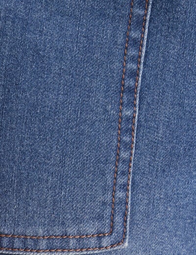 Pantalon mom 7/8&egrave;me en coton denim stone femme