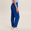 Pantalon urbain 7/8&egrave;me bleu electrique femme