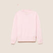 Pull cachemire col montant rose femme