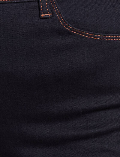Jean magique ajusté taille standard denim brut femme
