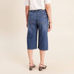 Jean bermuda taille haute denim denim stone femme
