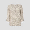 Blouse manches 3/4 noir femme