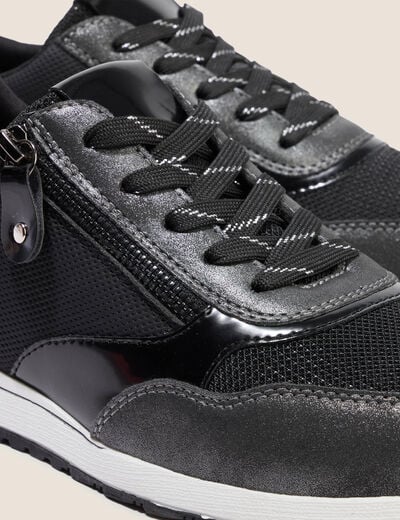 Basket noir femme