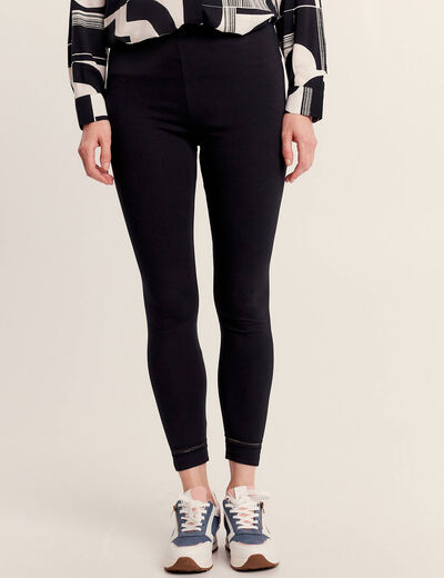 Legging taille haute noir femme
