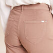 Pantalon magique Le L&eacute;ger coupe barrel taupe femme
