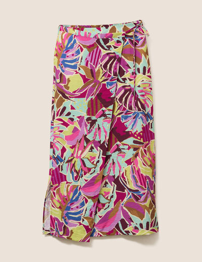 Jupe taille standard mauve femme