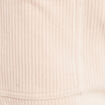 Pantalon coupe mom en velours sable femme