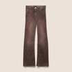 Jean magique L'Unique coupe bootcut marron clair femme