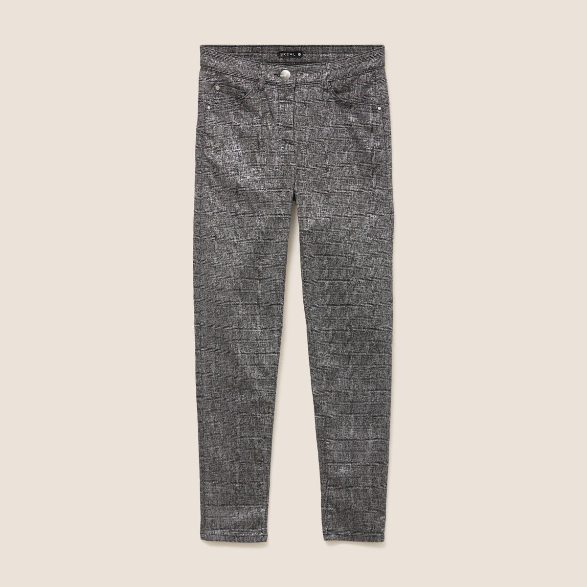 Pantalon magique Le L&eacute;ger enduit gris femme
