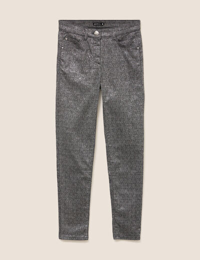 Pantalon magique Le L&eacute;ger enduit gris femme