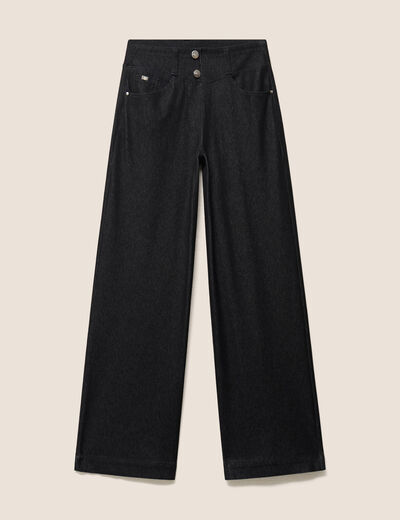 Jean denim noir femme