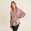 Blouse manches longues blanc femme