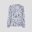 Chemise manches longues blanc femme