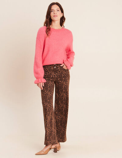 Jean marron femme