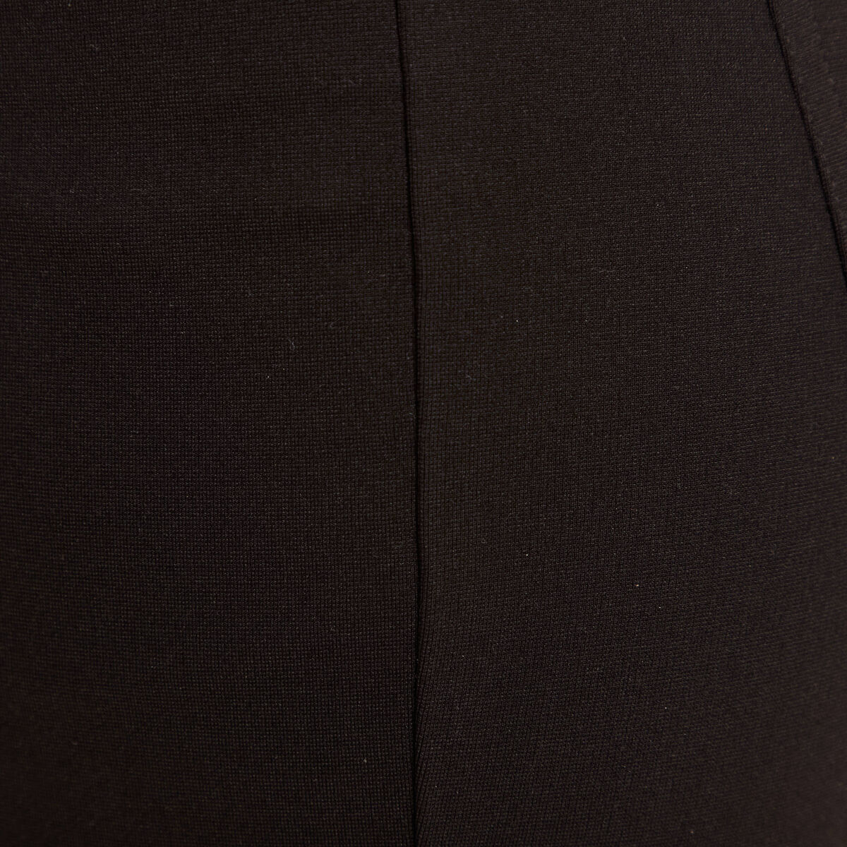 Pantalon droit noir femme